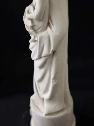Virgen con Niño Olot Escayola 18cm Vintage