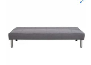 Sofá Cama Gris Tela y Metal Clic clac NEGOCIABLE