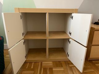 Mueble Kallax Ikea 4 Puertas