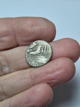 REPUBLICA ROMANA DENARIO PLATA VIBIA 3,63 gr A838