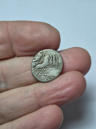 REPUBLICA ROMANA DENARIO PLATA VIBIA 3,63 gr A838
