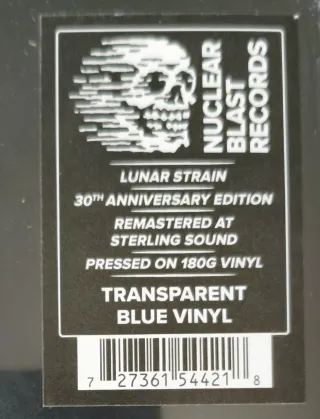 In Flames Lunar Strain Vinilo Color 30 Aniversario