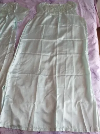 Conjunto camisón y bata satén T.42