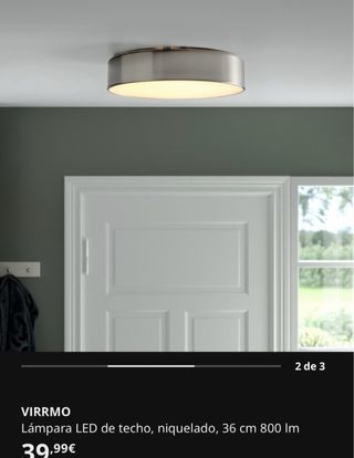 Lámpara de techo IKEA VIRRMO