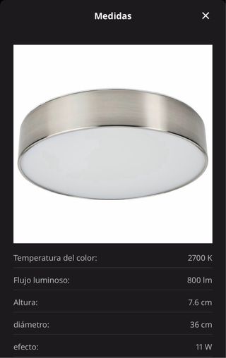 Lámpara de techo IKEA VIRRMO