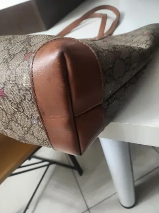 Borsa Gucci marrone con pochette