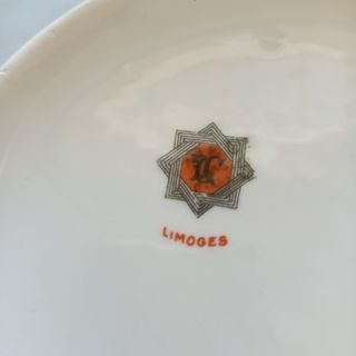 5 Piatti fondi in porcellana Limoges