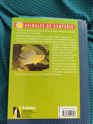 Cuatro libros de Acuariofilia