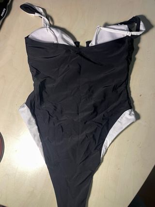 Costume intero Shein S bianco e nero