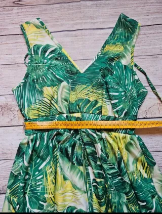 Abito estivo lungo Shein fantasia tropicale