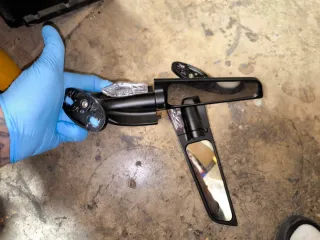 Retrovisores Moto montados en gsxr 1000 k6