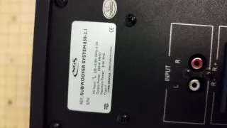 Sistema di altoparlanti NGS Subwoofer System 850-2.1