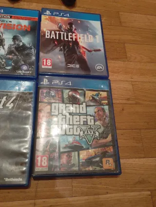 Consola PS4 500GB + 6 Juegos