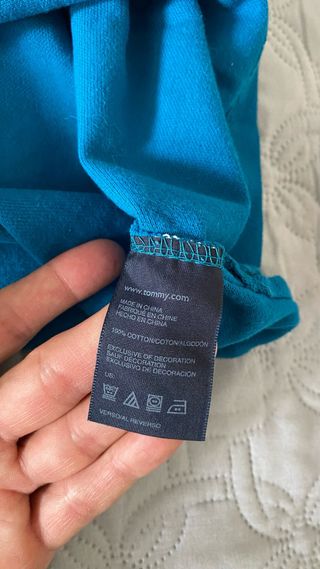 Polo Tommy Hilfiger bambino blu taglia S