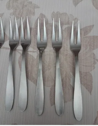 Set 7 Forchette Acciaio Inox