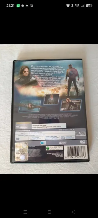 DVD Captain America: The Winter Soldier