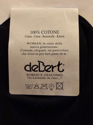 3PAIA DI CALZE NUOVE DA DONNA MARCA”DeBert”N’35-36