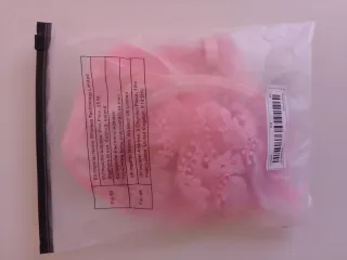 Conjunto Lenceria Rosa Bordado Talla XXL