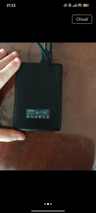 Hard Disk Esterno UnionSine 1TB USB 3.0