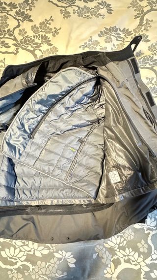 Chaqueta Moto Macna Fusor Negra/Gris