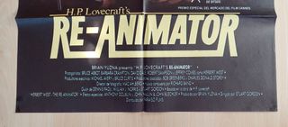 Cartel Cine Re-Animator (1985) Original