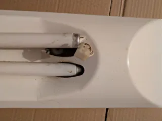 Lámpara fluorescente doble