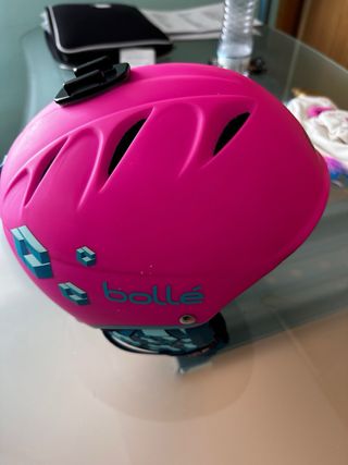 Casco niño esquí rosa talla 49-52cm