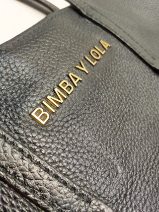 Bolso shopper Bimba y Lola piel negro