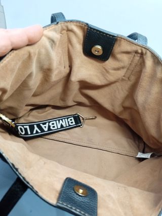 Bolso shopper Bimba y Lola piel negro
