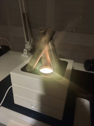 Difusor aromaterapia con mando y luz LED