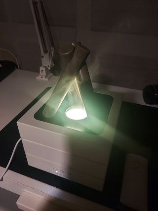 Difusor aromaterapia con mando y luz LED