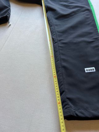 Pantalón Deportivo Retro  Negro Verde Talla XL