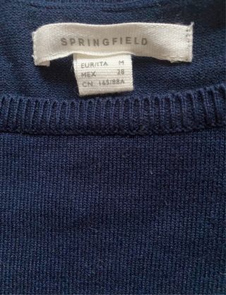 Jersey Springfield rayas azul y rojo