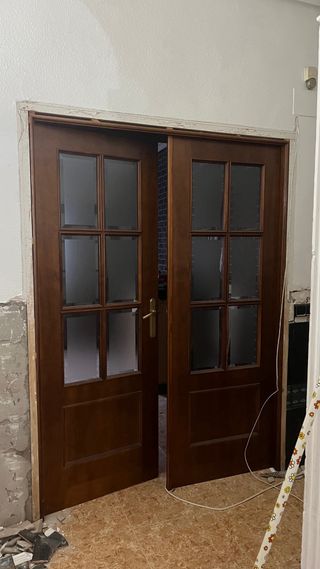 Puertas de madera interior