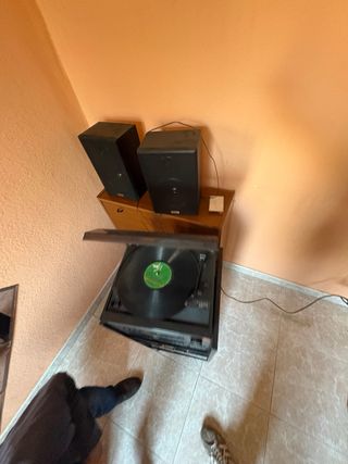 Equipo Hi-Fi torre vintage años 80 completo