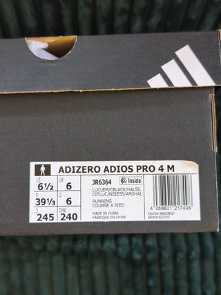 Adidas Adizero Adios Pro 4 Zapatillas Running
