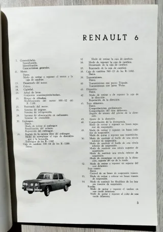Manual REPARAUTO RENAULT 6