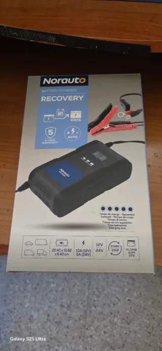 Cargador Batería Coche Moto Norauto 150Ah