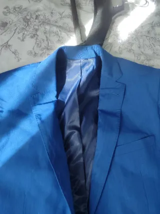 Traje Charles Dastier Azul Talla L