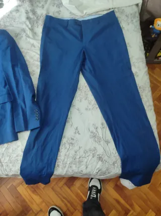 Traje Charles Dastier Azul Talla L