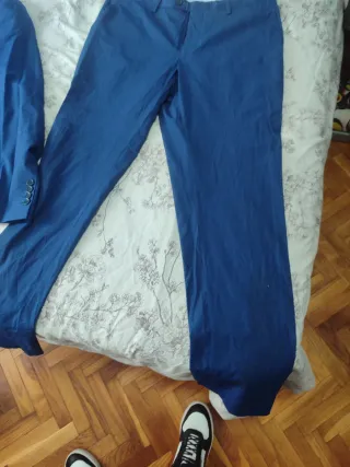 Traje Charles Dastier Azul Talla L