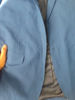 Traje Charles Dastier Azul Talla L