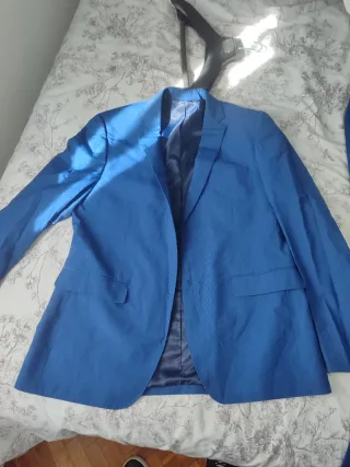 Traje Charles Dastier Azul Talla L