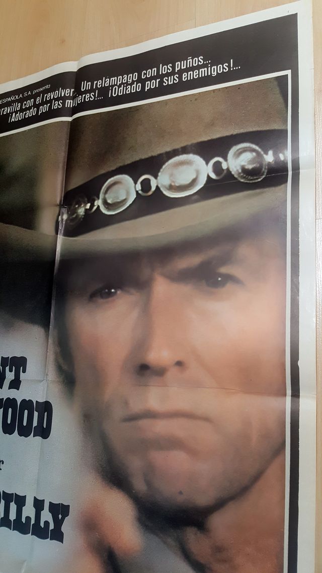 Cartel Cine Original Bronco Billy Clint Eastwood 1