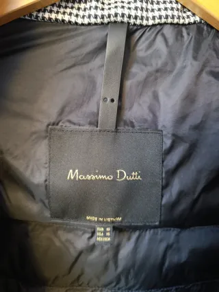 Abrigo Massimo Dutti estampado