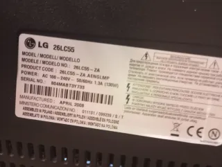 Televisión LG 26 Pulgadas