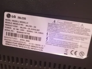 Televisión LG 26 Pulgadas