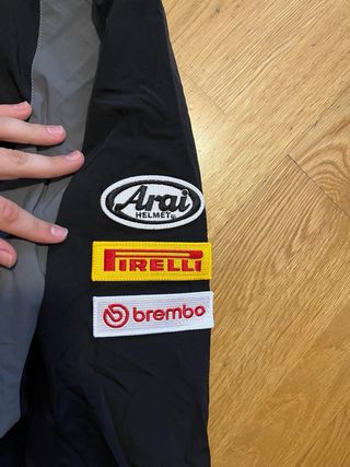 Cortavientos Supreme x Ducati Negro/Gris