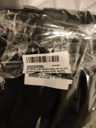 Mochila Táctica Negra para CrossFit