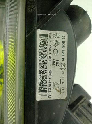 Citroen 23122932 6205aw faro der berlingo berlingo